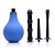 Анальный душ с 3 насадками Premium One-way Valve Anal Douche Set - XR Brands - купить с доставкой в Тамбове