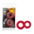 Набор из 2 красных эрекционных колец Stay Hard Donut Rings - Blush Novelties - в Тамбове купить с доставкой