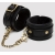 Черные оковы на ноги Bound to You Faux Leather Ankle Cuffs - Fifty Shades of Grey - купить с доставкой в Тамбове