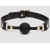 Черный кляп-шар Bound to You Faux Leather Ball Gag - Fifty Shades of Grey - купить с доставкой в Тамбове