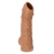 Телесная насадка с пупырышками и открытой головкой Nude Sleeve L - 14 см. - KOKOS - в Тамбове купить с доставкой