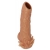 Телесная насадка с усиками и открытой головкой Nude Sleeve L - 14 см. - KOKOS - в Тамбове купить с доставкой