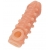 Телесная закрытая насадка с шариками Cock Sleeve Size S - 13,8 см. - KOKOS - в Тамбове купить с доставкой