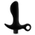 Черный анальный вибратор Silicone Vibrating Prostate Massager 01 - 10,8 см. - Blush Novelties - в Тамбове купить с доставкой