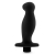 Черный анальный вибромассажёр Silicone Vibrating Prostate Massager 02 - 10,8 см. - Blush Novelties - в Тамбове купить с доставкой