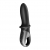 Черный анальный вибратор Hot Passion с функцией нагрева - Satisfyer - в Тамбове купить с доставкой