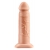 Телесный реалистичный фаллоимитатор с полостью Silicone Hollow Extension - 20 см. - Pipedream - купить с доставкой в Тамбове