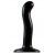 Черный фаллоимитатор-насадка Strap-On-Me P G spot Dildo size S - 16,4 см. - Strap-on-me - купить с доставкой в Тамбове