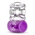Фиолетовое эрекционное виброкольцо Pleaser Rechargeable C-Ring - Blush Novelties - в Тамбове купить с доставкой