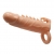 Телесная удлиняющая насадка Penis Sleeve Emmitt - 17 см. - Baile - в Тамбове купить с доставкой