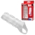 Насадка на пенис с кольцом для мошонки Clear Sensations Enhancer Sex Sleeve - 11,5 см. - XR Brands - в Тамбове купить с доставкой