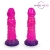 Розовый рельефный фантазийный фаллоимитатор - 20 см. - Bior toys - купить с доставкой в Тамбове
