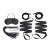Эротический набор 4PC Bondage Bed Strap   Flogger Kit - Lux Fetish - купить с доставкой в Тамбове