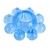 Голубая гелевая насадка-цветок - Toyfa Basic - в Тамбове купить с доставкой