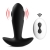 Черный массажер простаты с вибрацией, эффектом маятника и пультом ДУ - Secwell - в Тамбове купить с доставкой