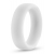 Белое люминесцентное эрекционное кольцо Silicone Glo Cock Ring - Blush Novelties - в Тамбове купить с доставкой
