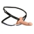 Телесный полый страпон 2  Erection 28X Smooth Vibrating Silicone Penis Sheath - 16 см. - XR Brands - купить с доставкой в Тамбове