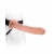 Фаллопротез телесного цвета Hollow Strap-On - 29 см. - Pipedream - купить с доставкой в Тамбове