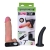 Страпон с 2 насадками и вибрацией UniStrap - 19 и 12 см. - LOVETOY (А-Полимер) - купить с доставкой в Тамбове