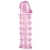 Гелевая розовая насадка на фаллос с шипами - 12 см. - Toyfa Basic - в Тамбове купить с доставкой Гелевая розовая насадка на фаллос с шипами - 12 см. - Toyfa Basic - в Тамбове купить с доставкой