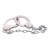 Наручники из металла с длинной цепочкой CHROME HANDCUFFS METAL HANDCUFFS W. KEY - NMC - купить с доставкой в Тамбове