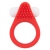 Красное эрекционное кольцо LIT-UP SILICONE STIMU RING 1 RED - Dream Toys - в Тамбове купить с доставкой