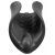 Чёрный мастурбатор Vibrating Silicone Stimulator с вибрацией - Pipedream - в Тамбове купить с доставкой