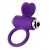 Фиолетовое виброкольцо с ресничками JOS PERY - JOS - в Тамбове купить с доставкой