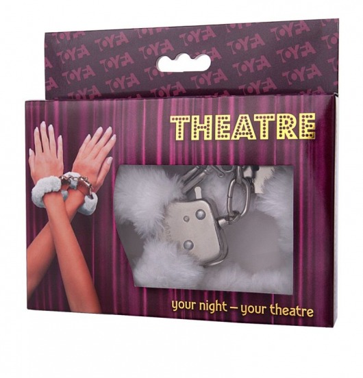 Наручники с белой меховой опушкой - ToyFa - купить с доставкой в Тамбове