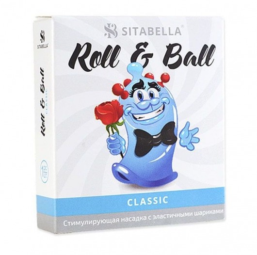 стимулирующий презерватив-насадка Roll   Ball Classic - Sitabella - купить с доставкой в Тамбове