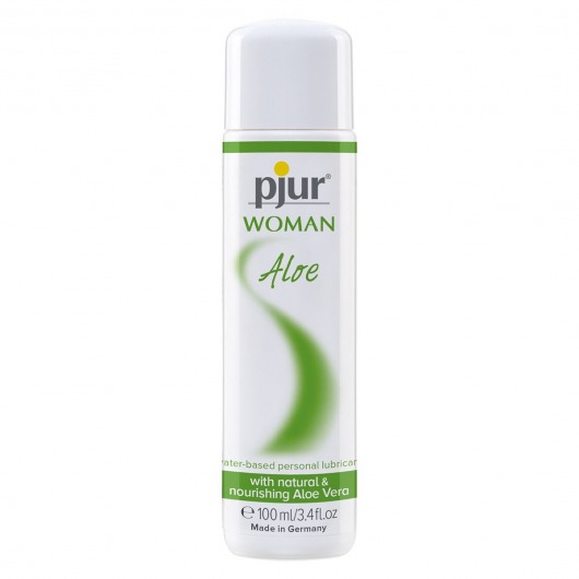 Лубрикант на водной основе pjur WOMAN Aloe - 100 мл. - Pjur - купить с доставкой в Тамбове