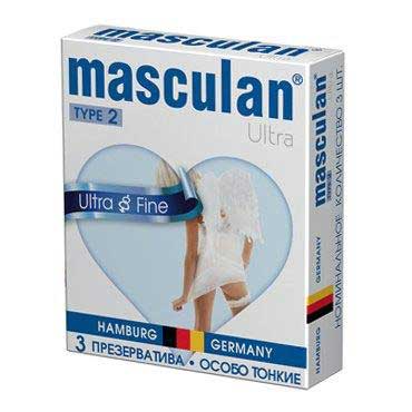 Ультратонкие презервативы Masculan Ultra Fine с обильной смазкой - 3 шт. - Masculan - купить с доставкой в Тамбове