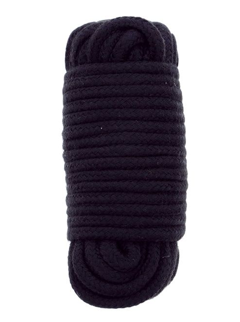 Черная веревка для связывания BONDX LOVE ROPE - 10 м. - Dream Toys - купить с доставкой в Тамбове
