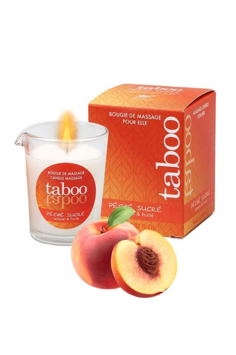 Массажное аромамасло с афродизиаками для женщин RUF Taboo Peche sucre - 60 гр. - RUF - купить с доставкой в Тамбове