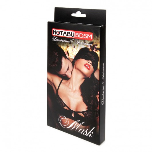 Красная маска на резиночке с леопардовыми пятнышками - Notabu - купить с доставкой в Тамбове