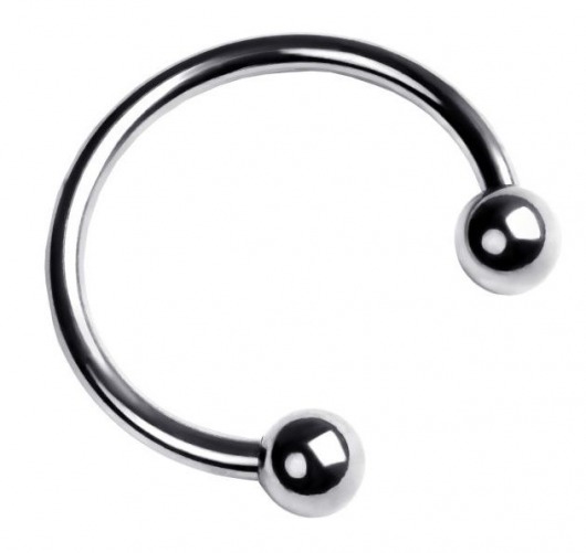 Серебристая подкова на головку пениса - ToyFa - купить с доставкой в Тамбове