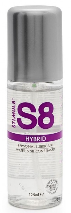 Интимная смазка на водно-силиконовой основе S8 Hybrid - 125 мл. - Stimul8 - купить с доставкой в Тамбове