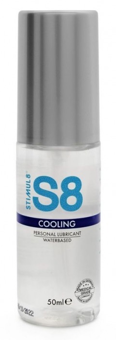 Охлаждающий лубрикант на водной основе S8 Cooling Lube - 50 мл. - Stimul8 - купить с доставкой в Тамбове