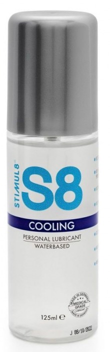 Охлаждающий лубрикант на водной основе S8 Cooling Lube - 125 мл. - Stimul8 - купить с доставкой в Тамбове