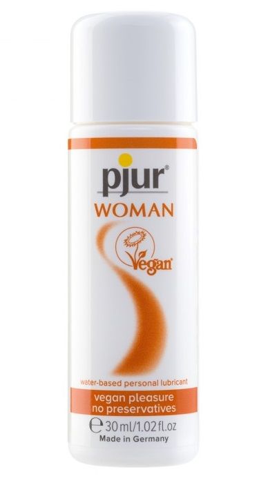 Лубрикант pjur WOMAN Vegan на водной основе - 30 мл. - Pjur - купить с доставкой в Тамбове