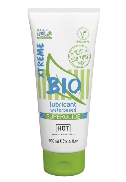Интимный увлажняющий гель BIO SuperGlide Xtreme - 100 мл. - HOT - купить с доставкой в Тамбове