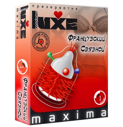 Презерватив LUXE Maxima  Французский связной  - 1 шт. - Luxe - купить с доставкой в Тамбове
