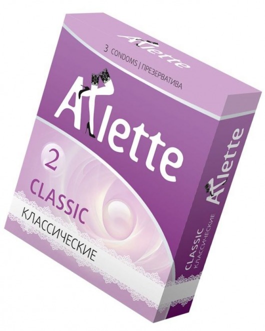 Классические презервативы Arlette Classic - 3 шт. - Arlette - купить с доставкой в Тамбове