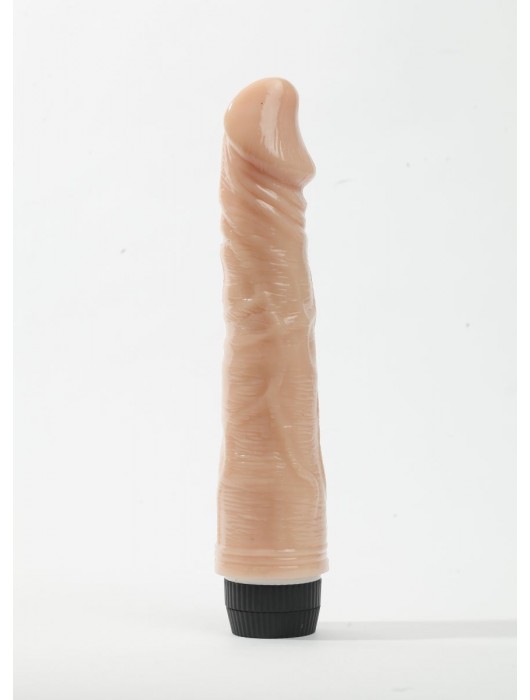 Телесный вибратор-реалистик - 22,5 см. - 4sexdreaM