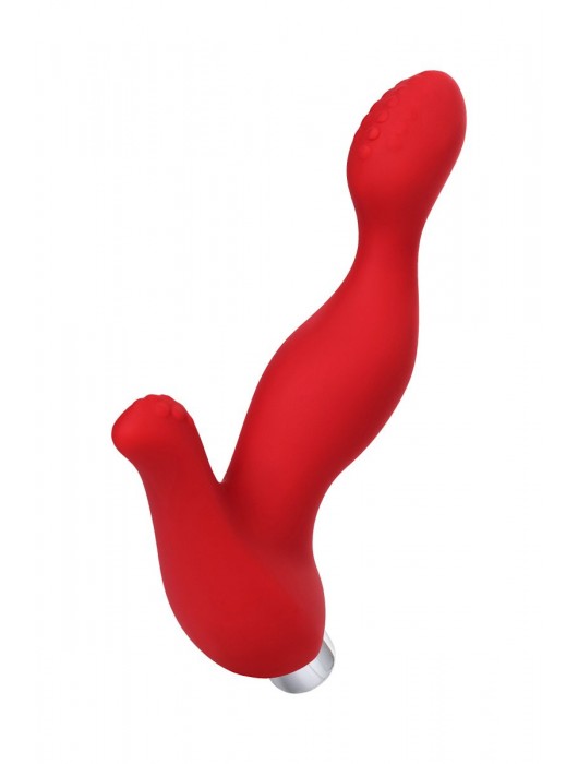 Красный силиконовый вибростимулятор простаты Proman - 12,5 см. - ToyFa - в Тамбове купить с доставкой