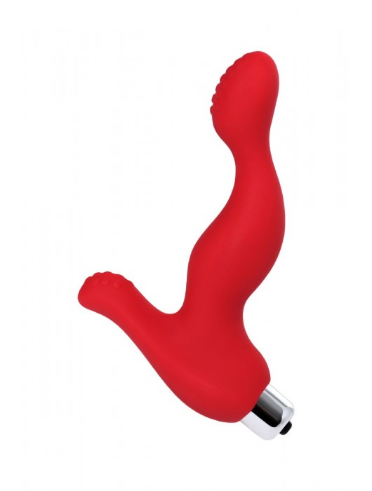 Красный силиконовый вибростимулятор простаты Proman - 12,5 см. - ToyFa - в Тамбове купить с доставкой