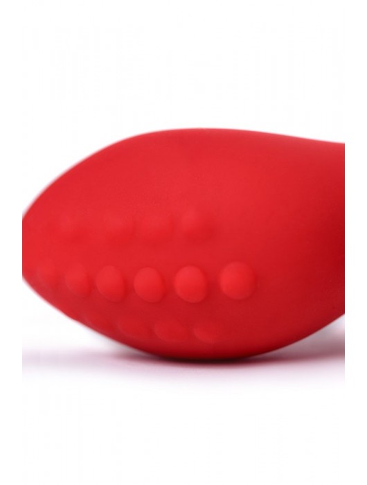 Красный силиконовый вибростимулятор простаты Proman - 12,5 см. - ToyFa - в Тамбове купить с доставкой