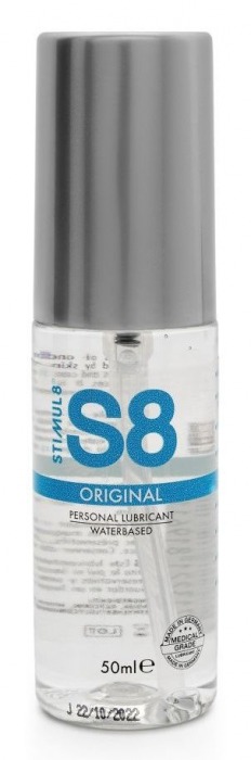 Универсальный лубрикант на водной осноdе S8 Original Lube - 50 мл. - Stimul8 - купить с доставкой в Тамбове