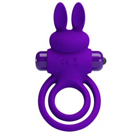 Фиолетовое эрекционное кольцо с вибростимуляцией клитора Vibrant Penis Ring III - Baile - в Тамбове купить с доставкой