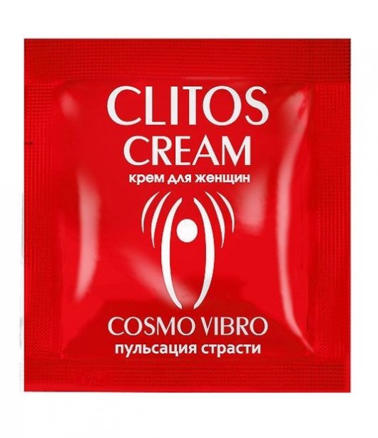 Пробник возбуждающего крема для женщин Clitos Cream - 1,5 гр. - Биоритм - купить с доставкой в Тамбове